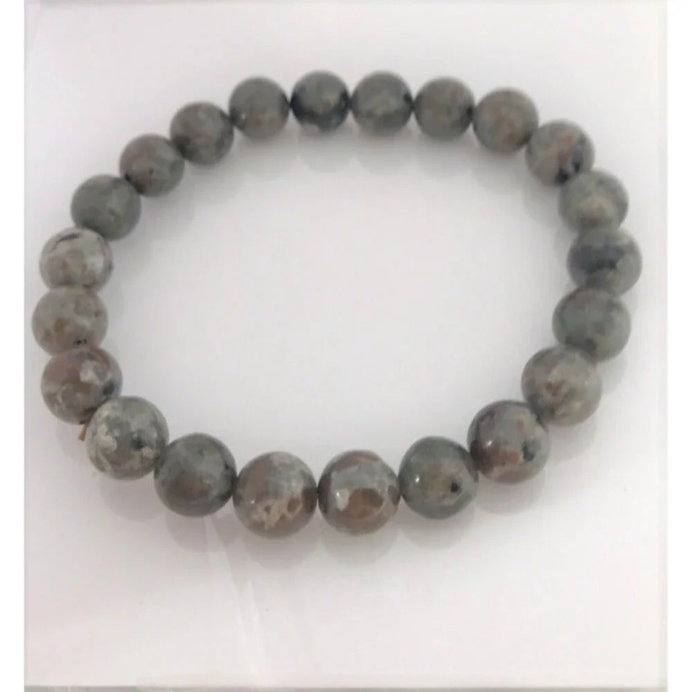 Yooperlite Beaded Stretch Bracelet - 8mm